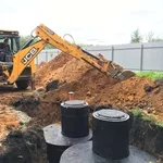Монтаж канализаций из колец ЖБИ для дома,  дачи,  производств