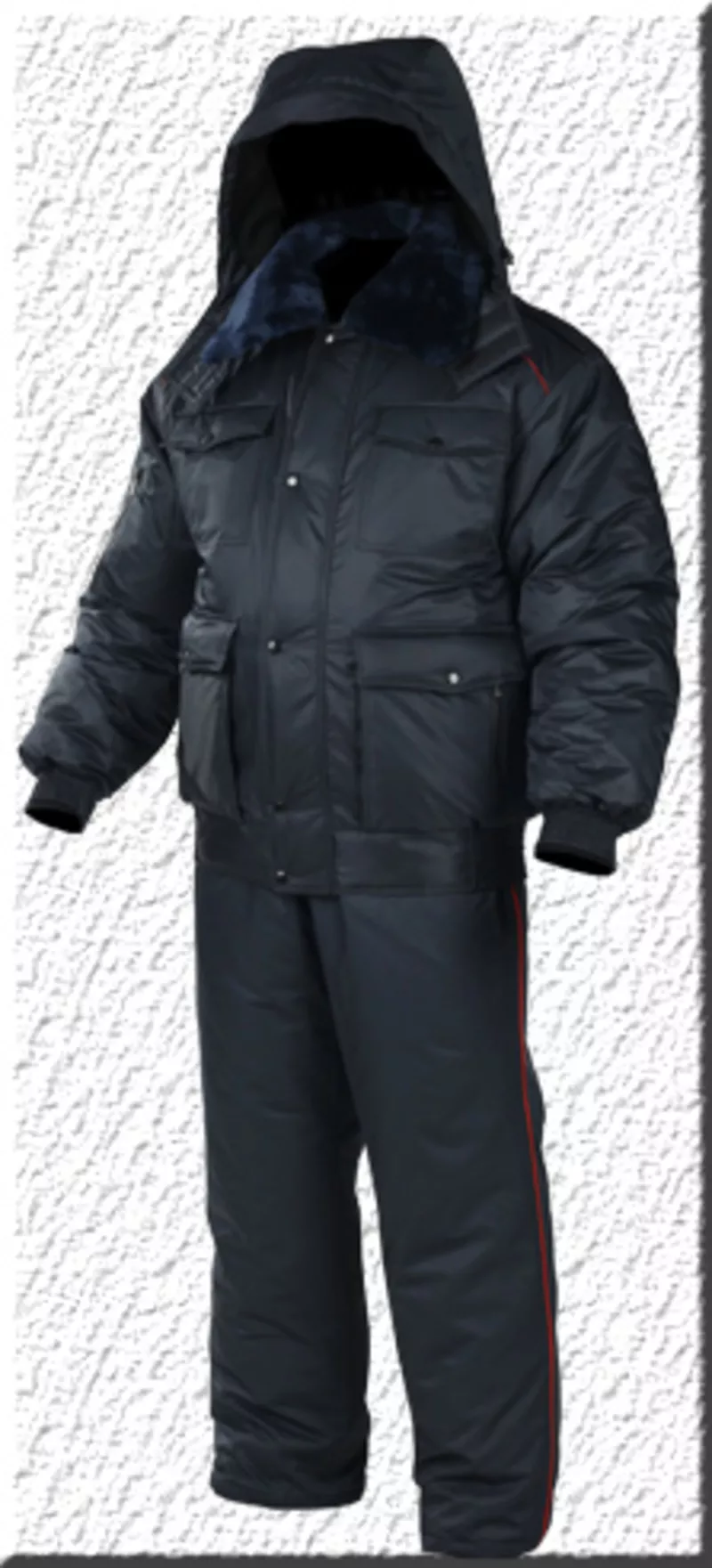 Куртка всесезонная укороченный для сотрудников полиции иссиня-черная т