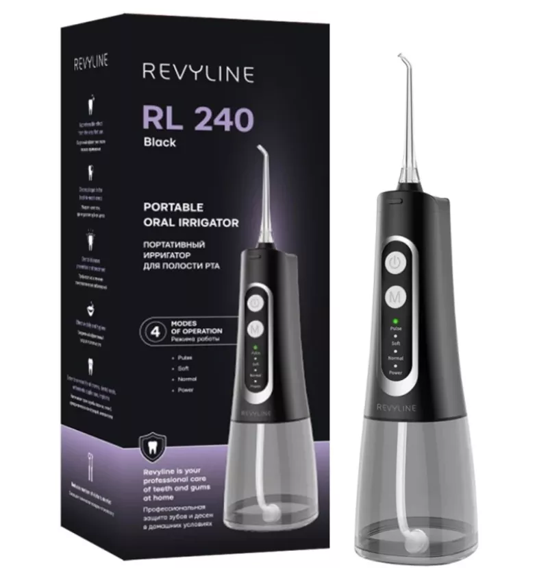 Портативный ирригатор Revyline RL 240,  черный